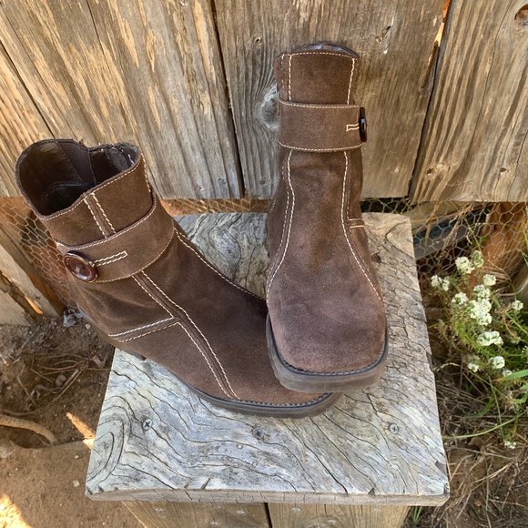 High Sierra Bown Suede "Tabbie" Boots size 8 - Picture 5 of 14